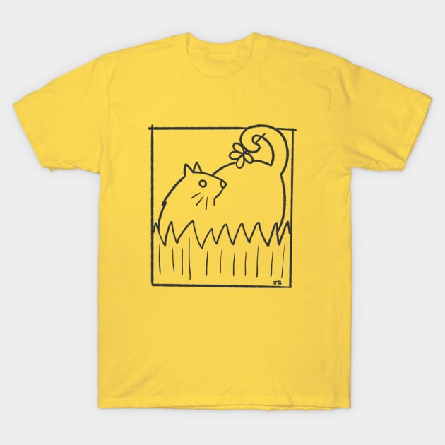 Badly Drawn Lucky cat T-Shirt by Sketchy